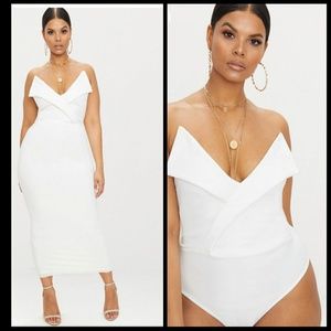 Black Tuxedo Bodysuit